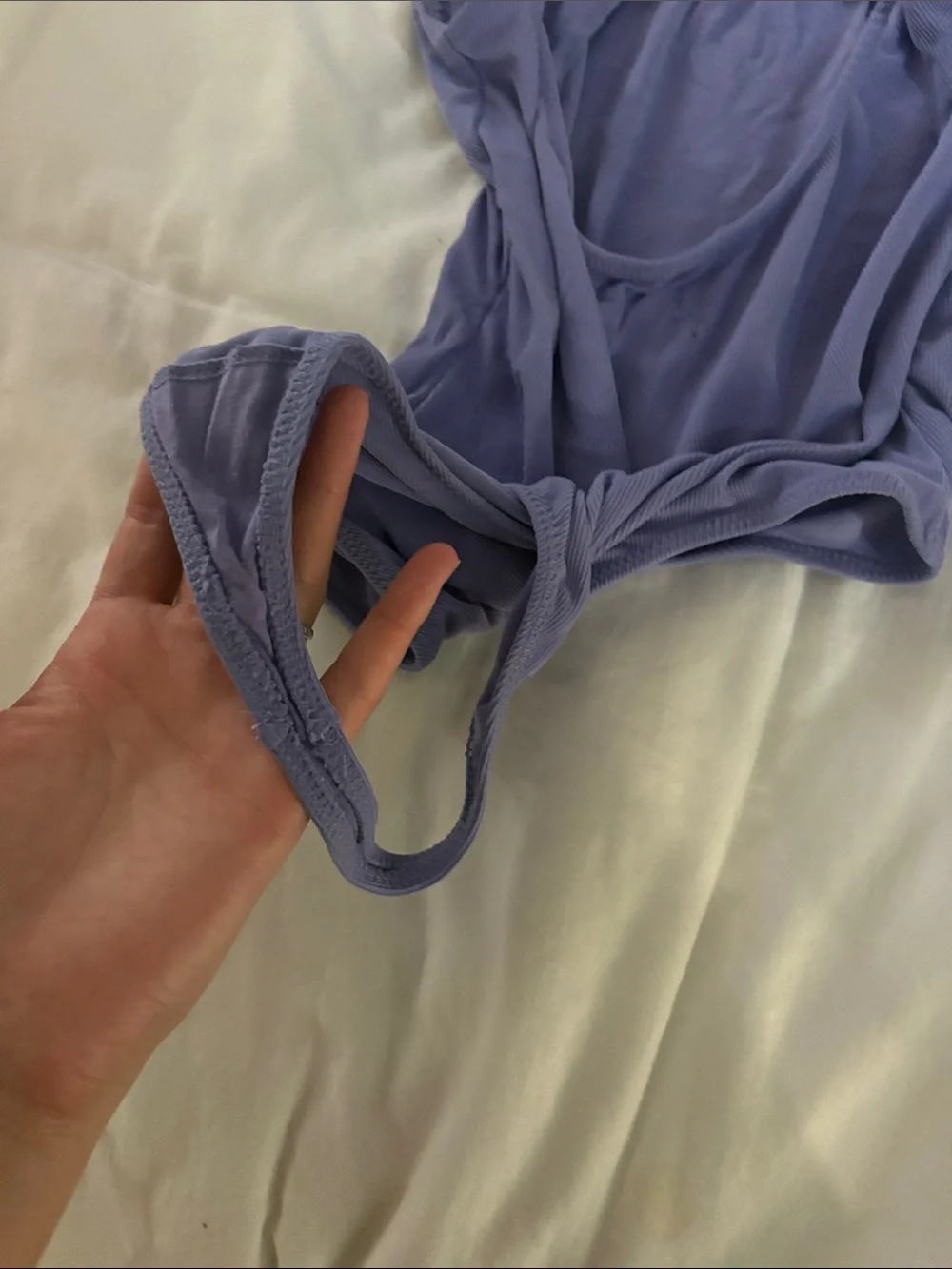 Urban Outfitters Lilac Cowl-Neck Bodysuit